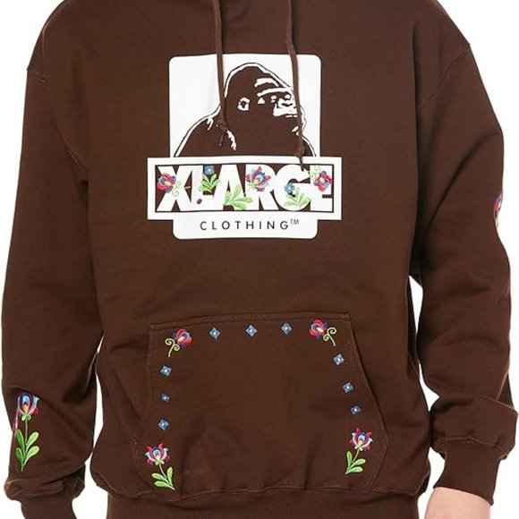 NWT - XLARGE (JAPAN} - FLOWER OG PULLOVER HOODED SWEAT - Size Small - Picture 4 of 4